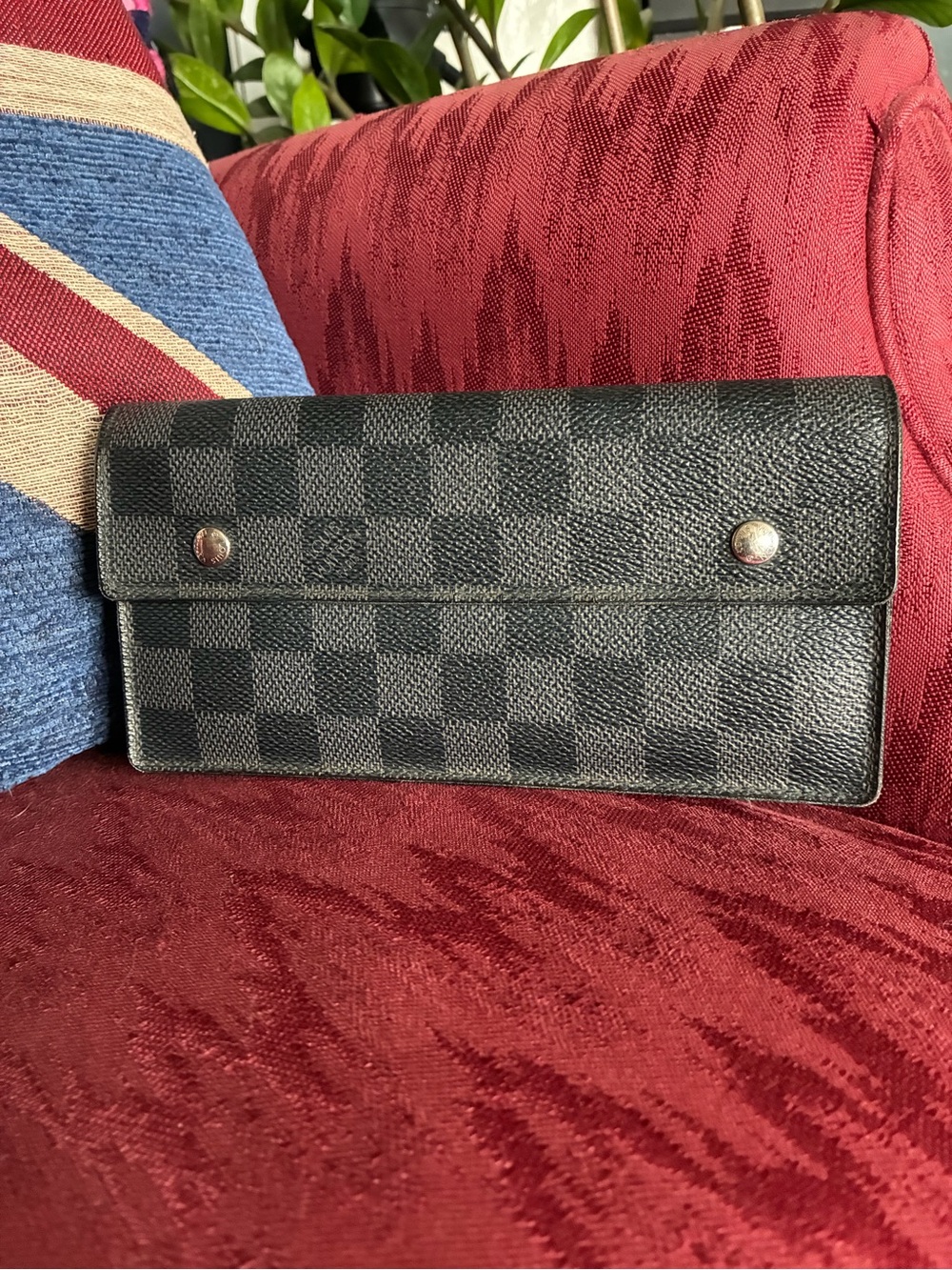 Louis Vuitton Damier Graphite Accordian Long Wallet Clutch 🔥🔥